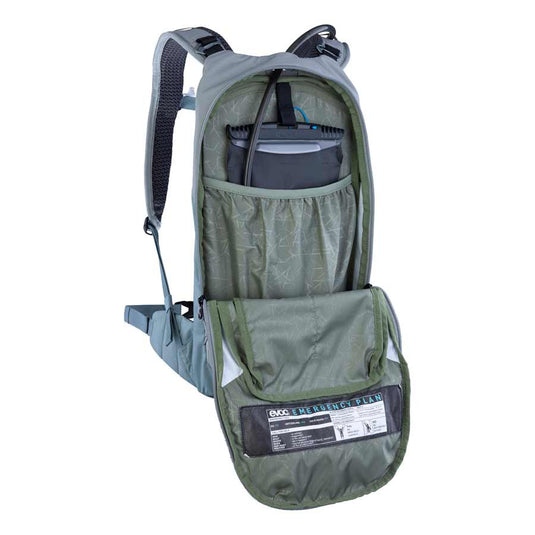 EVOC Stage 6 + 2L Bladder Hydration Bag, Volume: 6L, Bladder: Included (2L), Stone / Steel