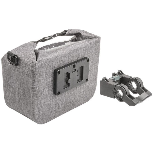 M-Wave Suburban Front Handlebar Bag, 7L, Grey