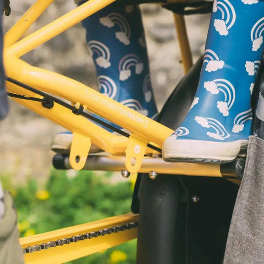 Yuba Leg Up Passenger Feet support that bolts on to the frame Mundo v3, v4, v5, v6