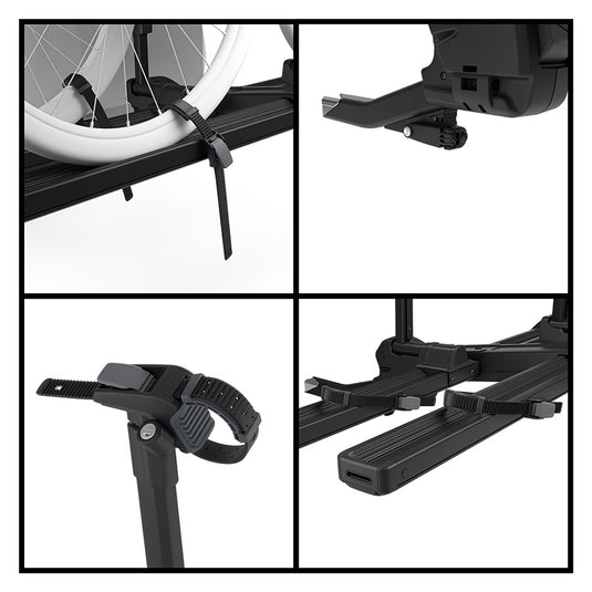 Thule Vero Hitch Mount Rack 2'', Bikes: 2, Max Weight per Bike: 80 lb