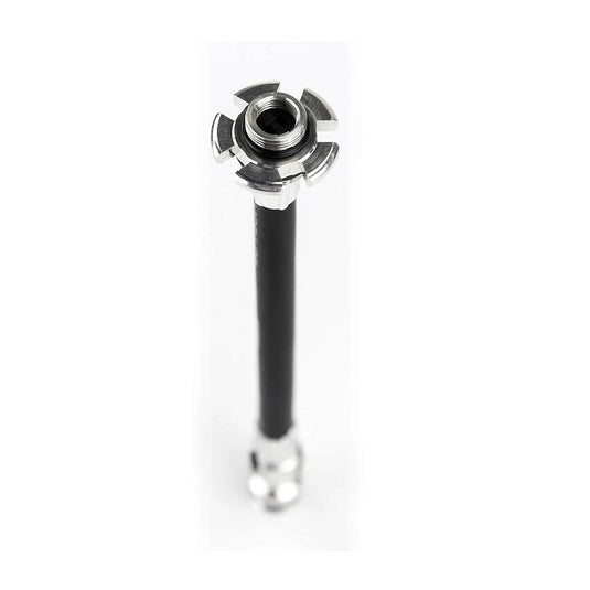 Lezyne ABS Pressure Drive Mini Frame Pump, Small: Black/Polished Silver