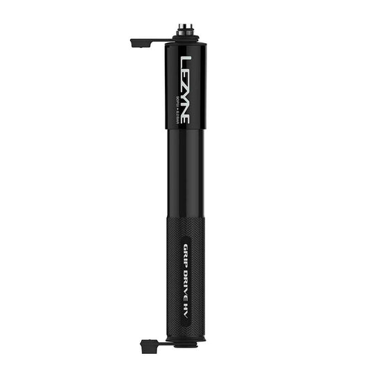 Lezyne Grip Drive HV Frame Pump MD - Black Superior Durability, Minimal Weight