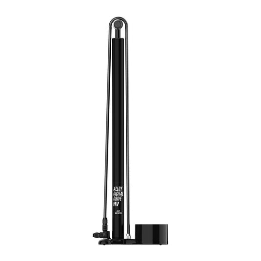 Lezyne Alloy Digital Floor Drive HV, Floor Pump, Presta Pro Head, Satin Black