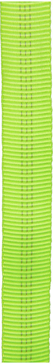 30 Ft 1" Yellow Tubular Nylon Webbing for Versatile Outdoor Use