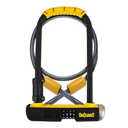 OnGuard Combo DT 8012C U-Lock, 13 mm x 115mm x 230mm / 10mm x 120cm (13mm x 4.5'' x 9'' / 10mm x 4')