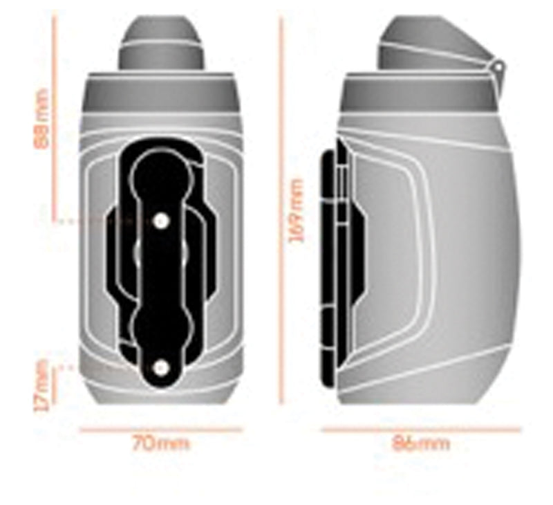 Load image into Gallery viewer, Fidlock Twist 450ml Deluxe Bottle Set in Smoke Color
