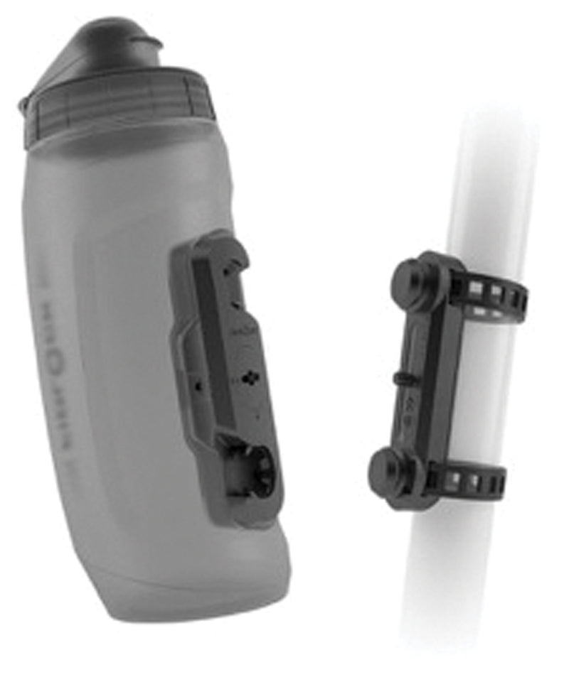 Load image into Gallery viewer, Fidlock TWIST Water Bottle Cage Set - Universal Base Mount, Strap-On, 590ml, Smoke
