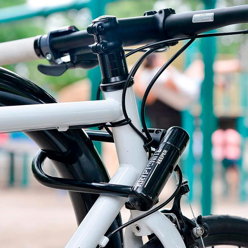Load image into Gallery viewer, Kryptonite Keeper U-Lock with 12mm Hardened Steel, Keyed Bike Lock &amp; Flex Cable
