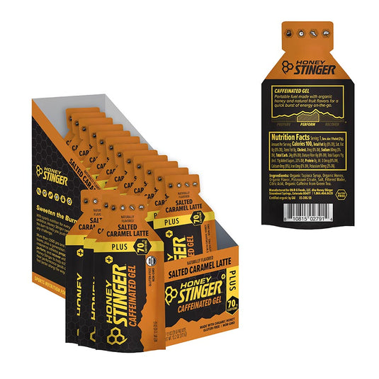Honey Stinger Gel Energy Salted Caramel Latte Box of 12