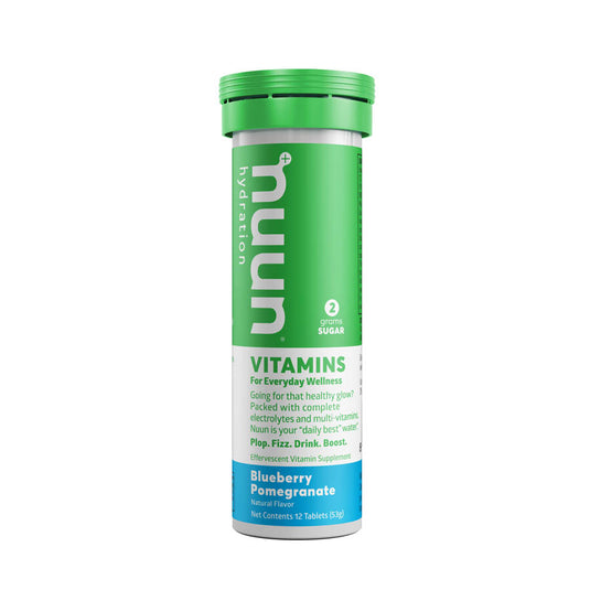 Nuun Vitamins Drink Mix Blueberry/Pomegranate, Box of 8, 12 servings