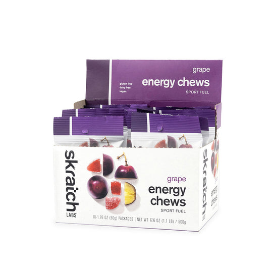 Skratch Labs Sport Energy Chews, Grape, 10pcs