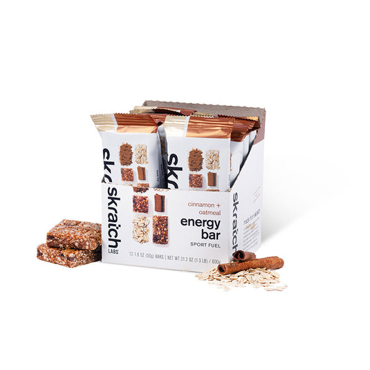 Skratch Labs Anytime Energy Bars, Cinnamon and Oatmeal, 12pcs