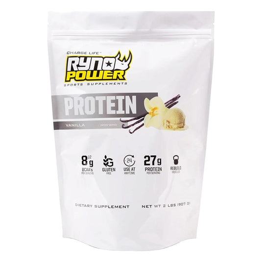 Ryno Power Protein Powder, 1lbs - Vanilla