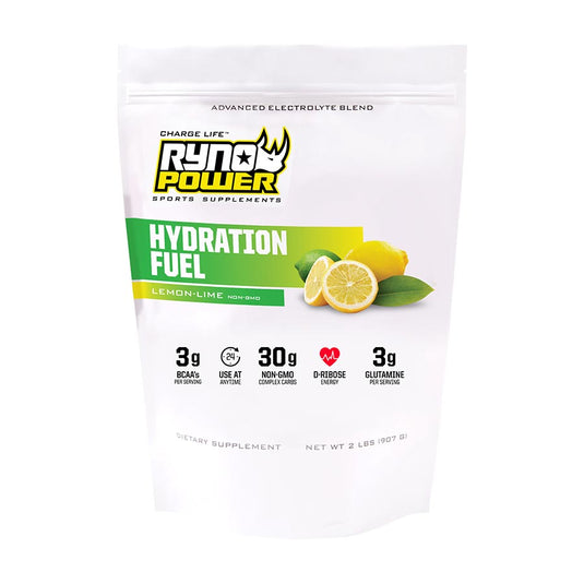 Ryno Power Hydration Fuel Powder, 2lbs - Lemon Lime