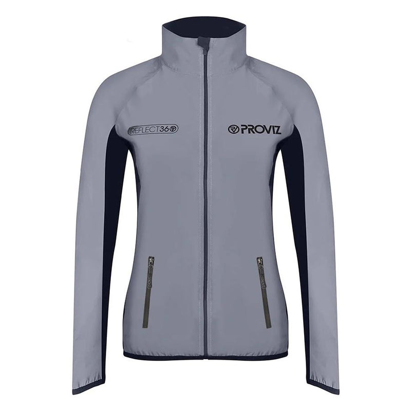 Load image into Gallery viewer, Proviz Reflect 360 Running Jacket, Women, Silver, 36
