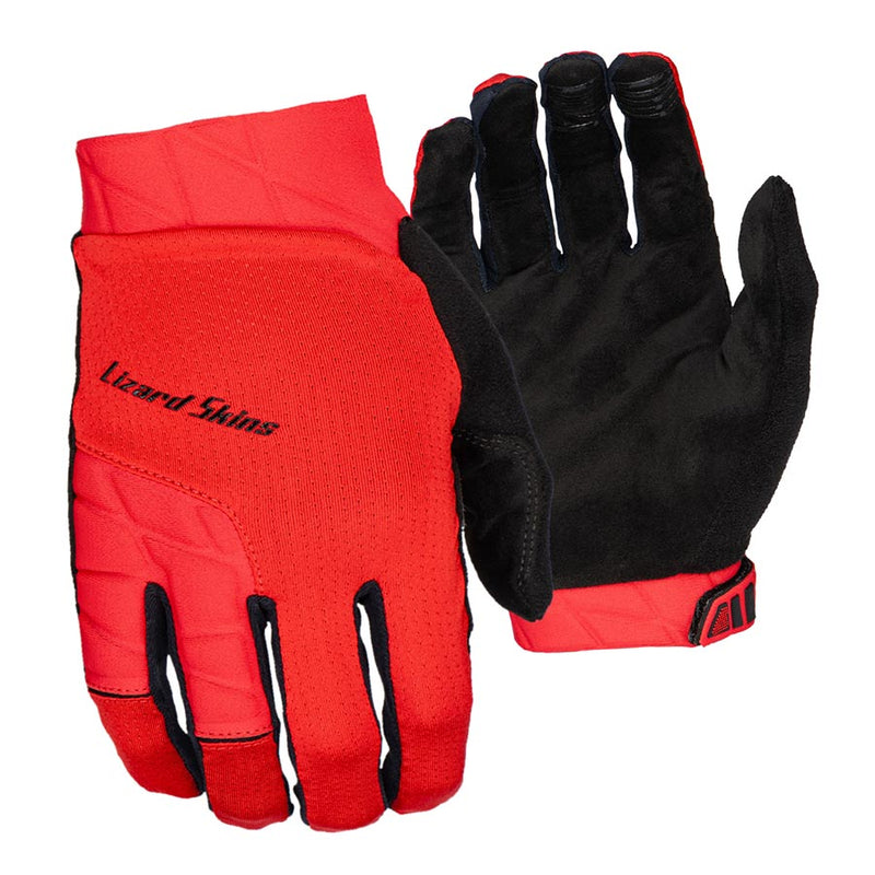 Load image into Gallery viewer, Lizard Skins Monitor Ops Full Finger Gloves, Crimson Red, M, Pair
