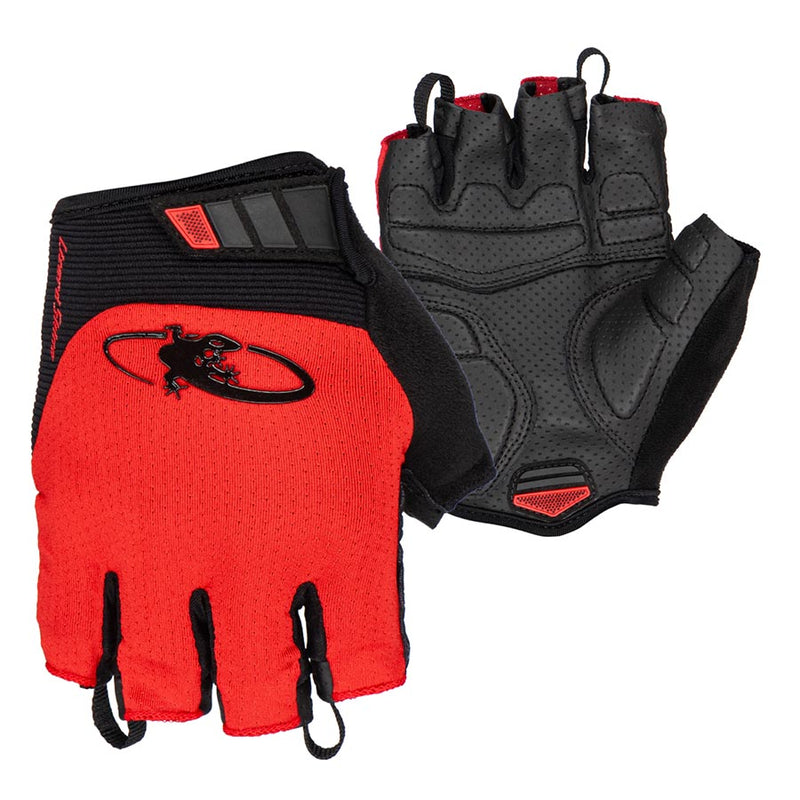 Load image into Gallery viewer, Lizard Skins Aramus Cadence Short Finger Gloves, Crimson Red, M, Pair
