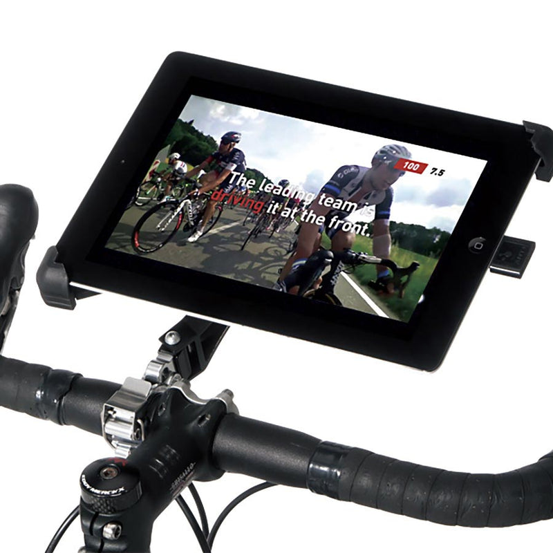 Load image into Gallery viewer, Minoura TPH-1 Handlebar Mount Tablet Computer Holder: 22.2-35mm clamp
