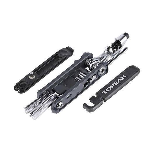 Topeak Hexus X Chrome Vanadium Steel Multi Tool: Black, 21 Functions