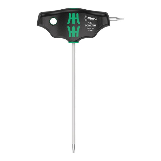 Wera 467 T-handle Torx Torx Wrench, Torx 6 x100mm With HF