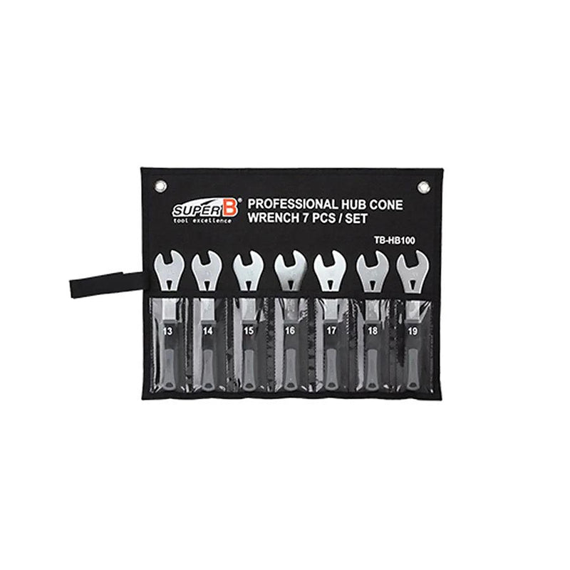 Load image into Gallery viewer, Super-B TB-HB100 Cone Wrench Set, 13mm, 14mm, 15mm, 16mm, 17mm, 18mm, 19mm
