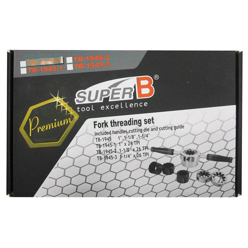 Load image into Gallery viewer, Super-B TB-19454 Fork Threading Tool, 1''-24TPI &amp; 1-1/8''-26TPI
