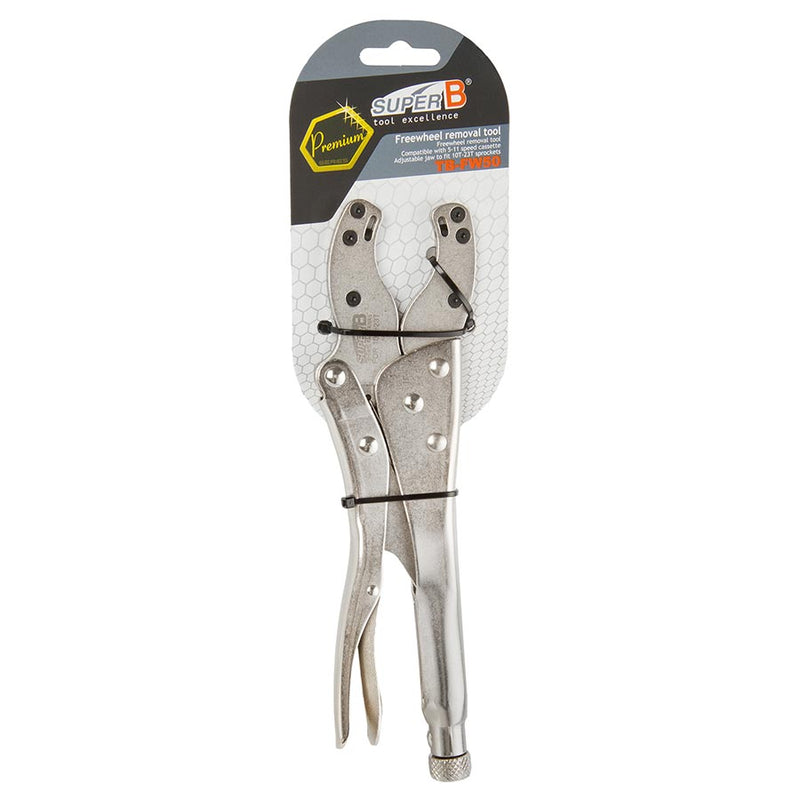 Load image into Gallery viewer, Super-B TB-FW50 Vise grip style freewheel holder, Adjusts for 10 to 23T cogs
