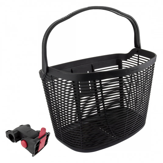 Sunlite-Matty-HD-Plastic-Basket-QR-Basket-Black-Plastic-BSKT0348-Bicycle-Baskets