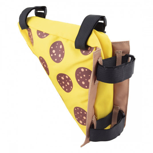 Snack! Pizza Frame Bag Pizza 10.8x1.92x7.48in Velcro Straps