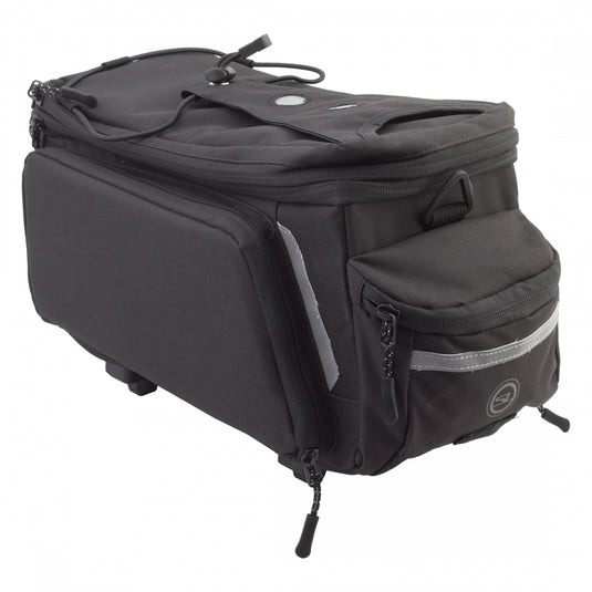 Sunlite RackPack Medium w/Pannier MIK Bag Black 12.6x5.5x7.9in MIK