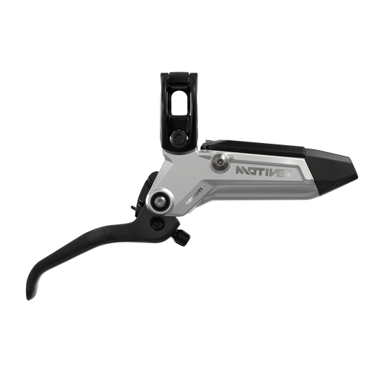 SRAM Motive Ultimate Disc Brake and Lever - Front, 950mm Hose, Post Mount, 4-Piston, Aluminum Lever Body, Carbon Blade,