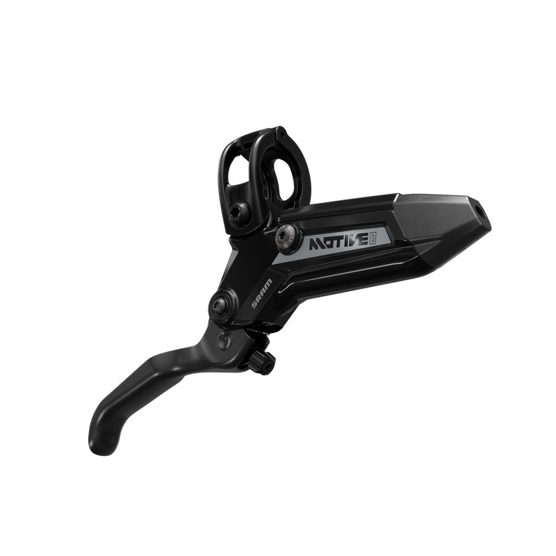 Load image into Gallery viewer, SRAM Motive Silver Disc Brake and Lever - Front, 950mm Hose, Post Mount, 4-Piston, Aluminum Lever, Black, A1
