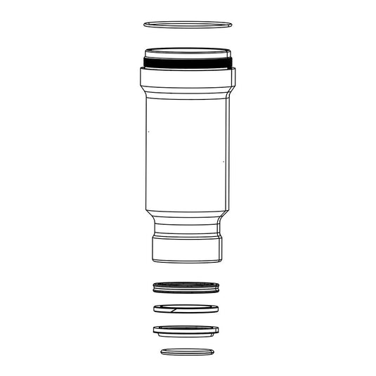 RockShox SIDluxe Debonair Air Can, 185/210x47.5-55mm, 11.4118.059.006
