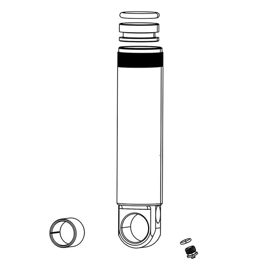 RockShox SIDluxe Damper Body Standard Eyelet 42.5mm, 11.4118.081.006