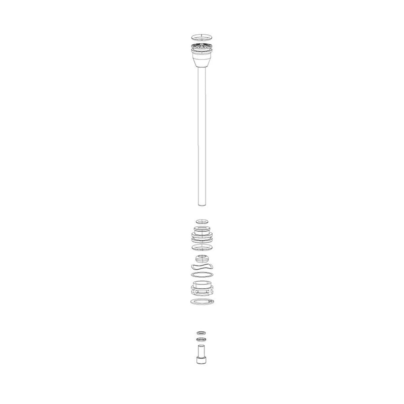 Load image into Gallery viewer, RockShox Solo Air Spring for RVL SA 140 BLK, 140mm, 11.4018.010.128
