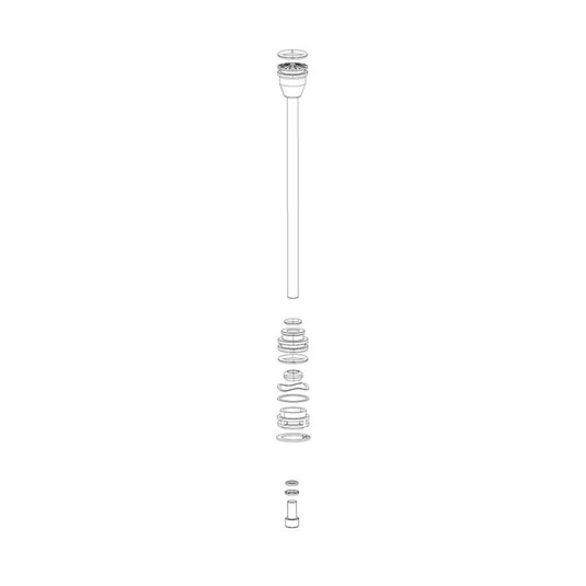 RockShox Solo Air Spring for RVL SA 140 BLK, 120mm, 11.4018.010.130
