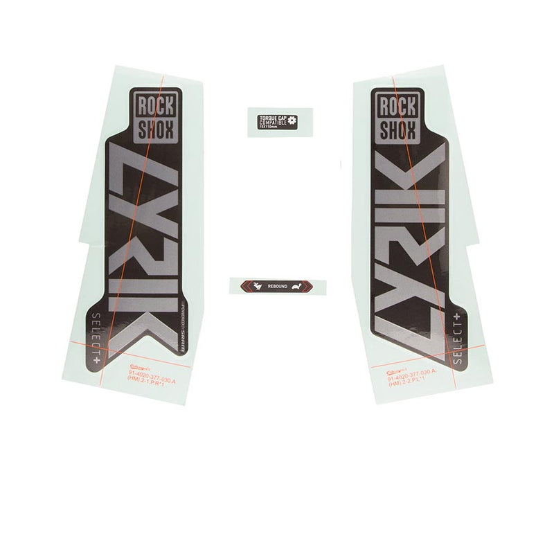 Load image into Gallery viewer, RockShox Decal Kit for Lyrik SEL+ GPLR/DFB, 11.4018.105.013
