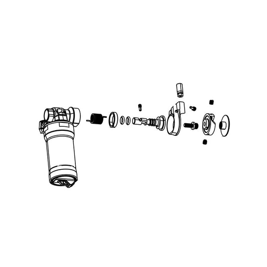 RockShox Reservoir Assy for Super Deluxe, 11.4118.057.010