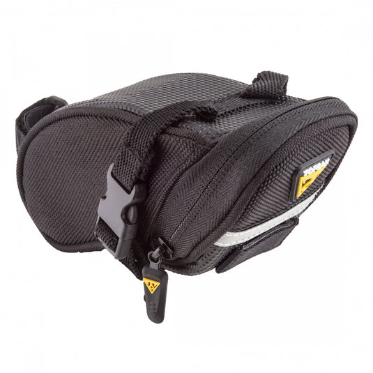 Topeak Aero Wedge Seat Bag Strap/On Micro Black 0.41L 25ci NOT QuickClick