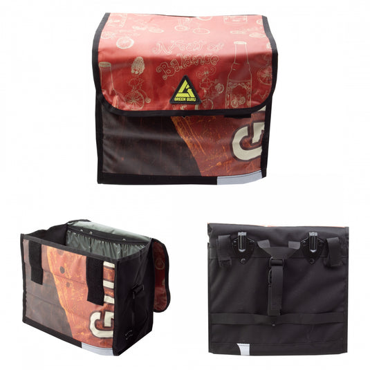 Green Guru Dutchy Pannier Assorted 13x13x8in Hook and Rail