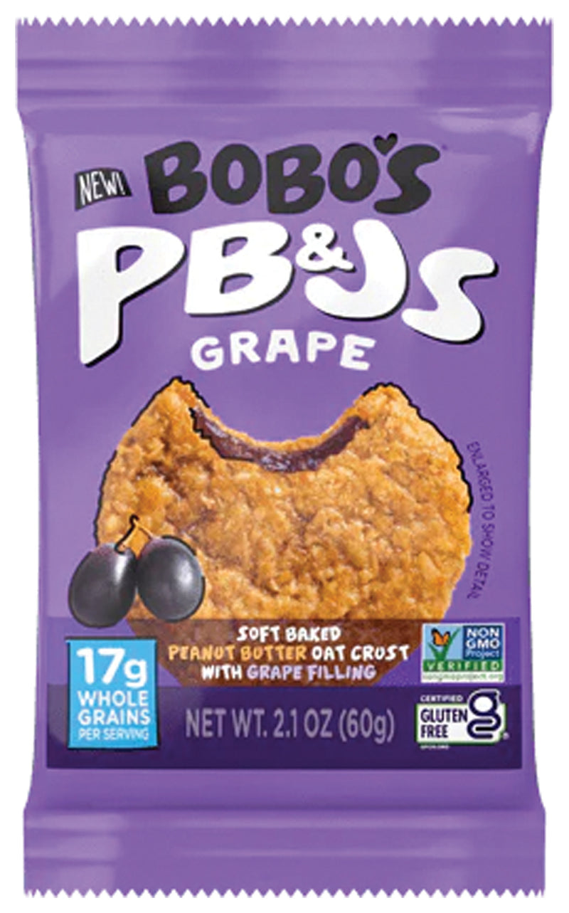 Load image into Gallery viewer, Bobo's Grape PB&amp;J Oat Bar - A Delicious and Nutritious Snack! Pack of  12
