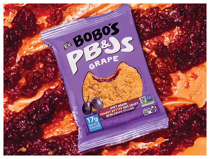 Load image into Gallery viewer, Bobo's Grape PB&amp;J Oat Bar - A Delicious and Nutritious Snack! Pack of  12

