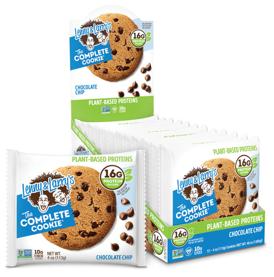 Lenny & Larry Complete Cookie: Decadent Chocolate Chip Delight Pack of  12