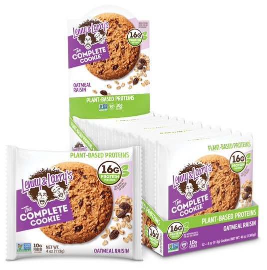 Lenny & Larry Complete Cookie: Oatmeal Raisin Delight Pack of  12