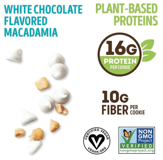 Lenny & Larry Complete Cookie: White Chocolate Macadamia Pack of  12