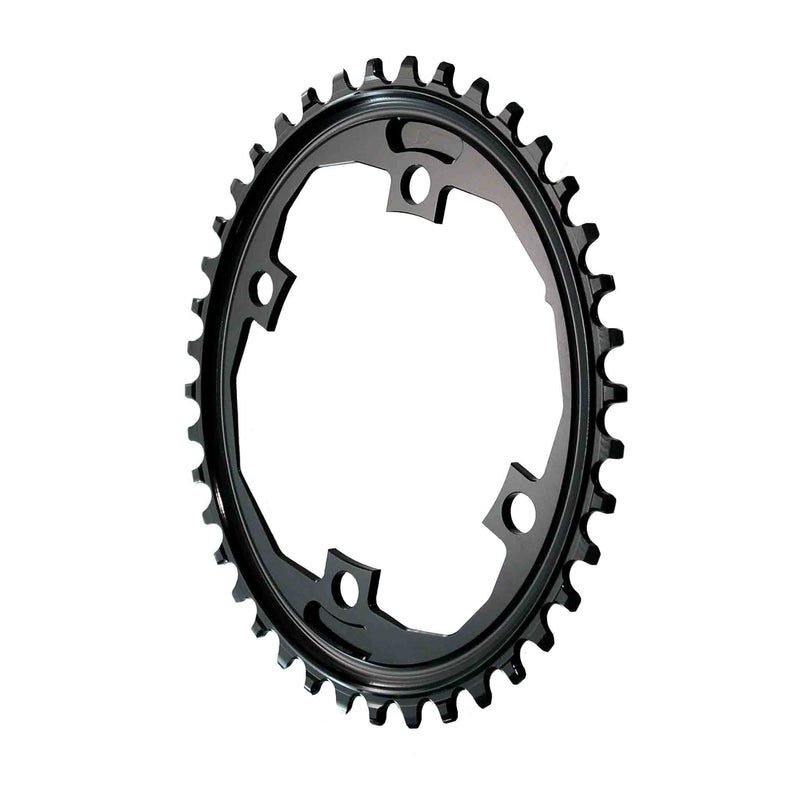 Load image into Gallery viewer, absoluteBLACK XT Asym 96BCD Round Chainring, 32T - Black
