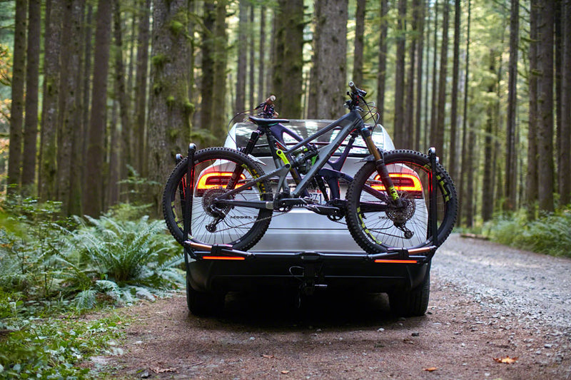 Load image into Gallery viewer, Kuat Piston Pro X Hitch Bike Rack - 2-Bike, 2" Receiver, LED Lights with 4-Pin Plug, Kashima Coat, Galaxy Gray
