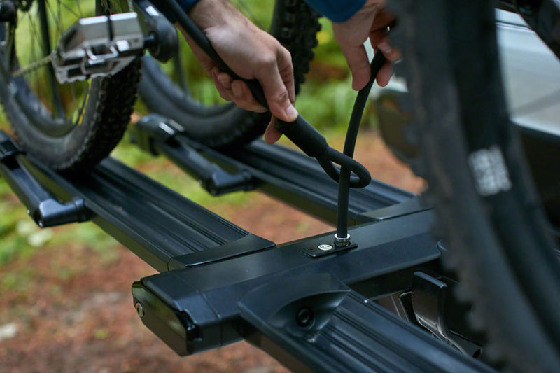 Load image into Gallery viewer, Kuat Piston Pro X Hitch Bike Rack - 2-Bike, 2" Receiver, LED Lights with 4-Pin Plug, Kashima Coat, Galaxy Gray
