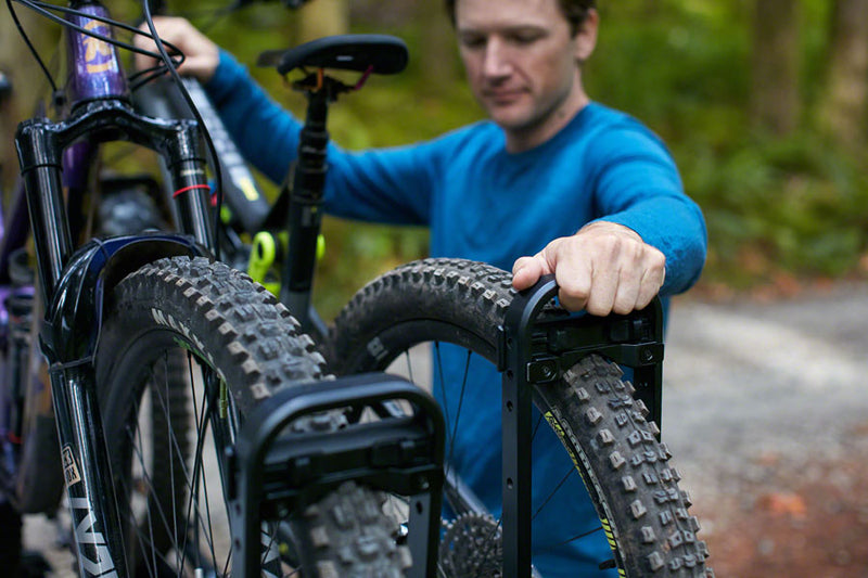 Load image into Gallery viewer, Kuat Piston Pro X Hitch Bike Rack - 2-Bike, 2" Receiver, LED Lights with 4-Pin Plug, Kashima Coat, Galaxy Gray
