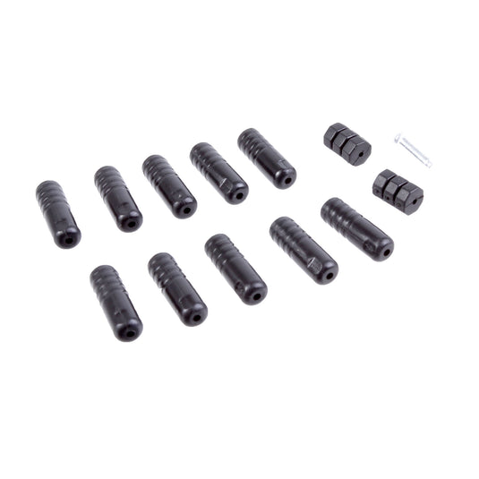 Alligator Reliable Shift Cable/Casing Set, Front+Rear, Black